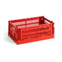 Hay - Colour Crate kurv S, 26,5 x 17 cm, red, recycled