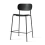 Audo - Co Counter Chair, H 94,5 cm, sort stålstel / sort eg