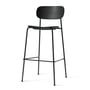 Audo - Co Bar Chair, H 104,5 cm, sort stålstel / sort eg