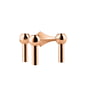 Stoff Nagel - Lysestage, rosa guld
