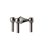 Stoff Nagel - Lysestage, sort / krom