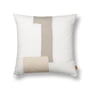 ferm Living - Part Cushion Patchwork, 50 x 50 cm, off-white