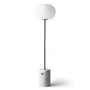 Audo - JWDA gulvlampe, hvid marmor / bruneret messing