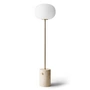 Audo - JWDA gulvlampe, travertin / børstet messing