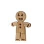 boyhood - Gingerbread Man træfigur, lille, naturlig eg