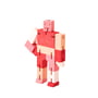 Areaware - Cubebot, mikro, rød multi