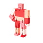 Areaware - Cubebot, lille, rød multi