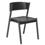Hübsch Interior - Oblique stol, sort eg