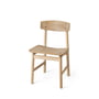 Mater - BM3162 stol, sæbebehandlet eg / lys (Coffee Waste Edition)