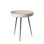 Mater - Bowl Table medium, Ø 46 x H 52 cm, grå (Wood Waste Edition)