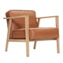 Andersen Furniture - LC1 Lungelænestol, hvidpigmenteret eg / Sevilla brunt læder