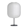 HAY - Common bordlampe, Terrazzo fod, sort / rispapir lampeskærm, Ø 42 x 50 cm