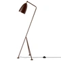 Gubi - Gräshoppa gulvlampe GM1, blank valnøddebrun