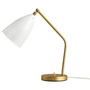 Gubi - Gräshoppa bordlampe, messing/alabast hvid