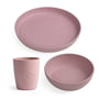 Sebra - MUMS bordservice til børn, blomst pink (3 stk.)