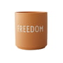 Design Letters - AJ Favourite Porcelænskrus, Freedom / orange