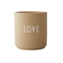 Design Letters - AJ Favourite Porcelænskrus, Love /beige