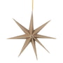 Broste Copenhagen - Christmas Star deco bøjle, Ø 50 cm, naturbrun