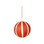 Broste Copenhagen - Sphere juletræskugle, Ø 12 cm, græskarappelsin
