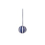 Broste Copenhagen - Sphere juletræskugle, Ø 6 cm, intens blå