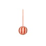 Broste Copenhagen - Sphere juletræskugle, Ø 6 cm, græskar orange