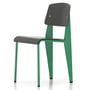 Vitra - Prouvé Standard SP Chair, Blé Vert / Basalt, filtpuder (hårdt gulv)