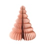 Broste Copenhagen - Paper Christmas Tree, Ø 13 x H 15 cm, støvet pink