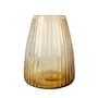 XLBoom - Dim Stripe Vase, medium, ravfarvet lys