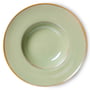 HKliving - Chef Ceramics pastatallerken, Ø 28 cm, moss green