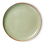 HKliving - Chef Ceramics tallerken, Ø 26 cm, moss green