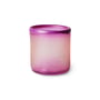 HKliving - Fyrfadsstage i glas, purple