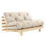 Karup Design - Roots sovesofa, 140 x 200 cm, naturfyr/linned (914)