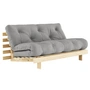 Karup Design - Roots sovesofa, 160 x 200 cm, naturfyr/grå (746)
