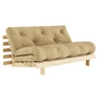 Karup Design - Roots sovesofa, 160 x 200 cm, naturfyr/hvedebeige (758)
