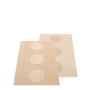 Pappelina - Vera vendbart tæppe 2. 0, 70 x 120 cm, beige / beige metallic