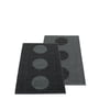 Pappelina - Vera vendbart tæppe 2. 0, 70 x 120 cm, black / black metallic