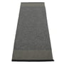 Pappelina - Edit tæppe, 70 x 200 cm, black / charcoal / granit metallic