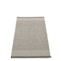 Pappelina - Edit tæppe, 70 x 120 cm, charcoal / warm grey / stone metallic