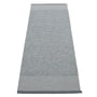 Pappelina - Edit tæppe, 70 x 200 cm, granit /grå metallic