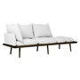 Umage - Lounge Around 3 pers. sofa, mørk eg/sterling