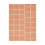 Kvadrat - Kelim Untitled_AB14 tæppe, 180 x 240 cm, orange/beige (0060 Rød jord)