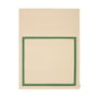 Kvadrat - Kelim Untitled_AB12 tæppe, 180 x 240 cm, grøn/beige (0014 Græsgrøn)