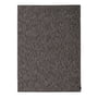 Kvadrat - Braid tæppe, 200 x 300 cm, mørkebrunt / flerfarvet (0191 Salt og Peber)