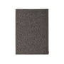 Kvadrat - Braid tæppe, 180 x 240 cm, mørkebrunt / flerfarvet (0191 Salt og Peber)