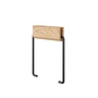 Moebe - Toiletrulleholder, olieret eg / sort
