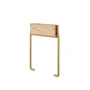 Moebe - Toiletrulleholder, olieret eg/messing