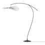 Petite Friture - Vertigo Nova LED gulvlampe, Ø 110 cm, sort/hvid