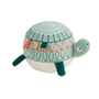 Sebra - Stofkugle med klokke Turbo skildpadden, grøn