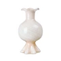 Broste Copenhagen - Mella Vase, taupesand / råhvid
