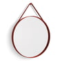 Hay - Strap Mirror nr. 2, Ø 70 cm, rød